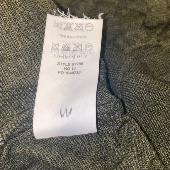 JCREW army green merino wool cardigan S - Picture 7 of 10